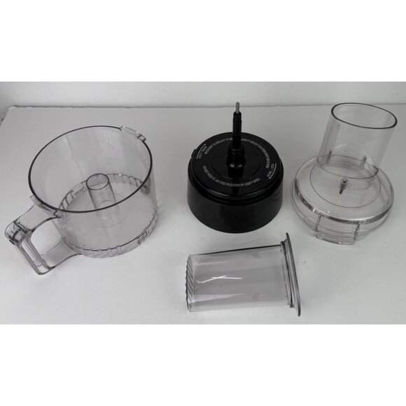 CUISINART AFP-7C Food Processor Replacement Cup, Lid w/Food Tube & Base Collar - Picture 7 of 7